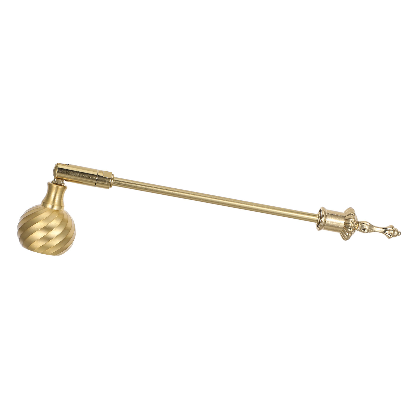 Wick Dipper Tool - Vintage Pumpkin-Shaped Snuffer Extinguisher Retro Metal