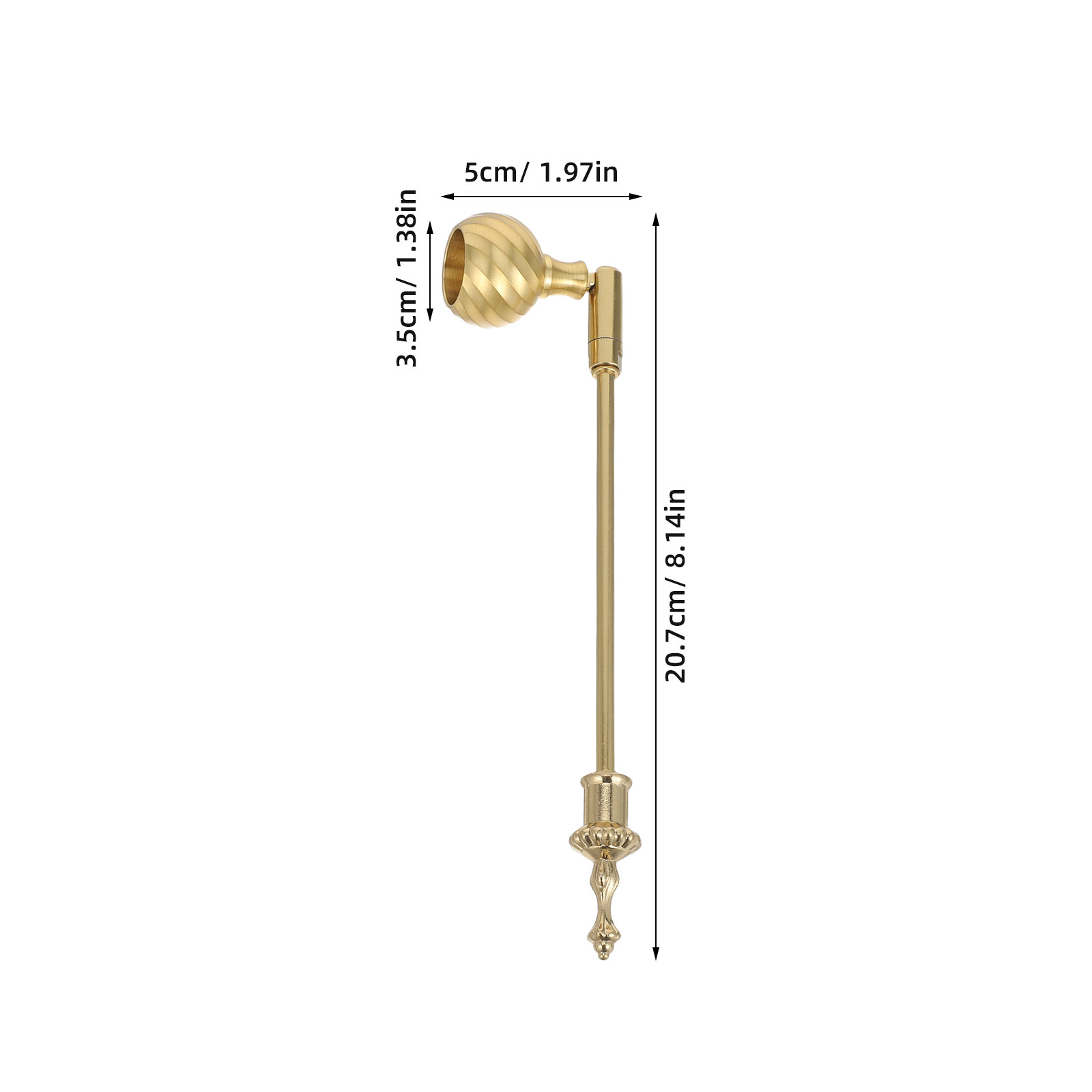 Vintage Pumpkin-Shaped Snuffer - đánh giá và giá Wick Dipper Tool
