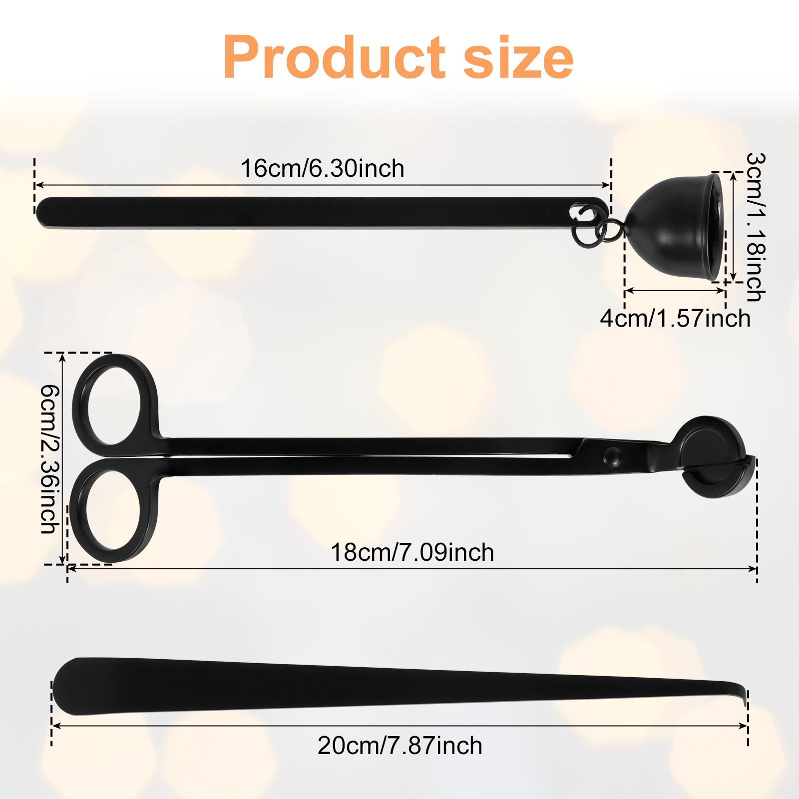 3Pcs Candle Extinguishing Tool - đánh giá và giá Wick Dipper Tool